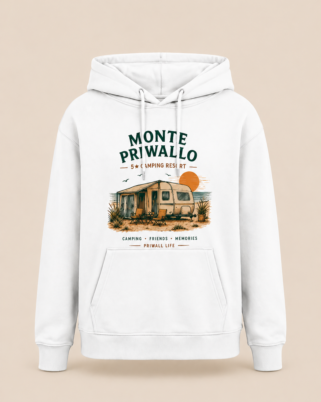 Ostsee Hoodie – Priwall Vibes Monte Priwallo Camping Vanlife Hoodie – Nomavé